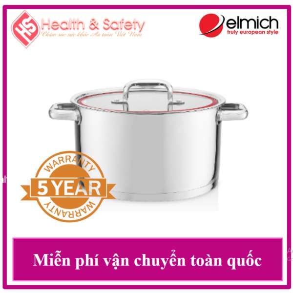 Nồi Inox 304 Elmich Praha 20CM EL3278 - Bảo Hành 5 Năm