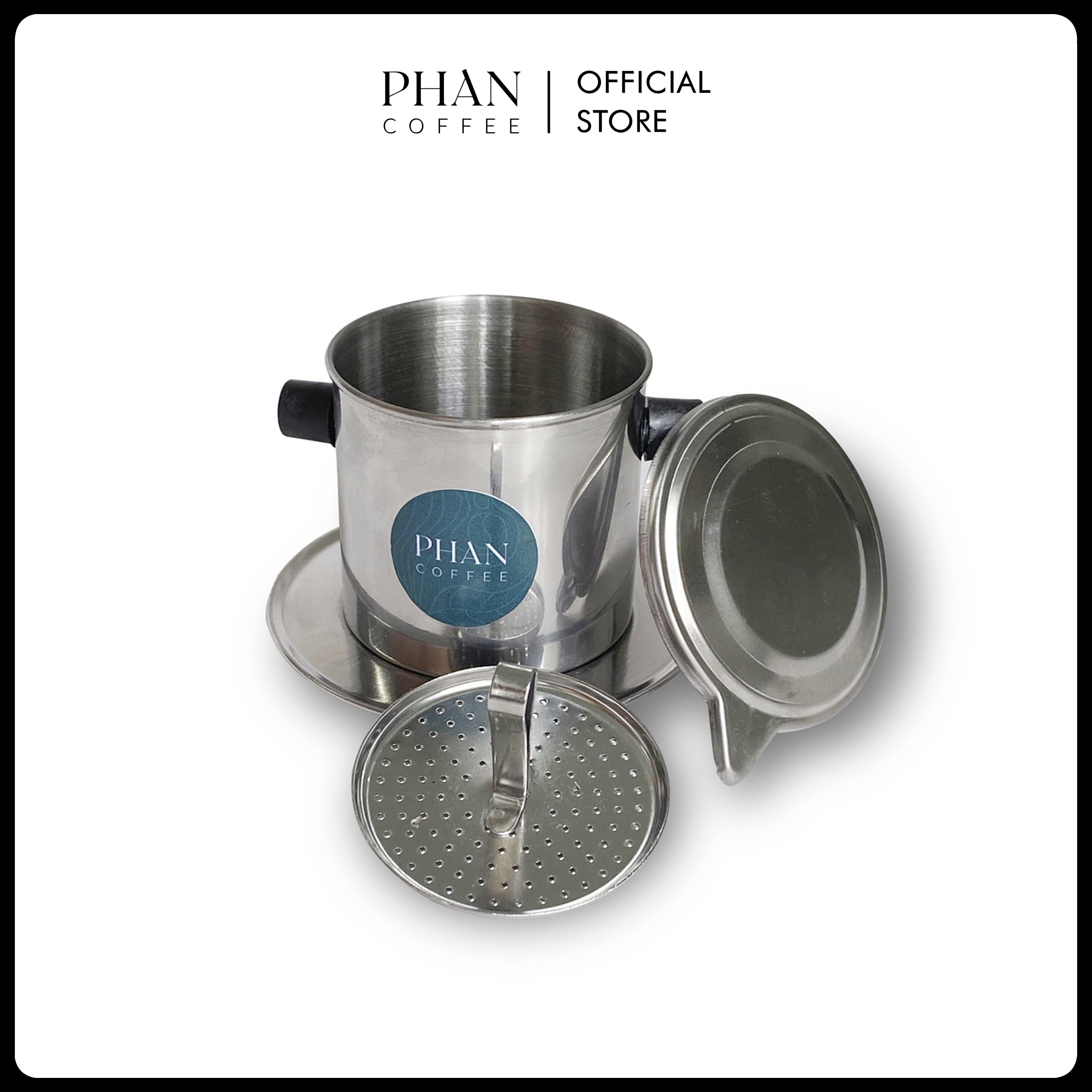 Phin pha cà phê Inox 430 dành cho 1 người uống - Phan Coffee