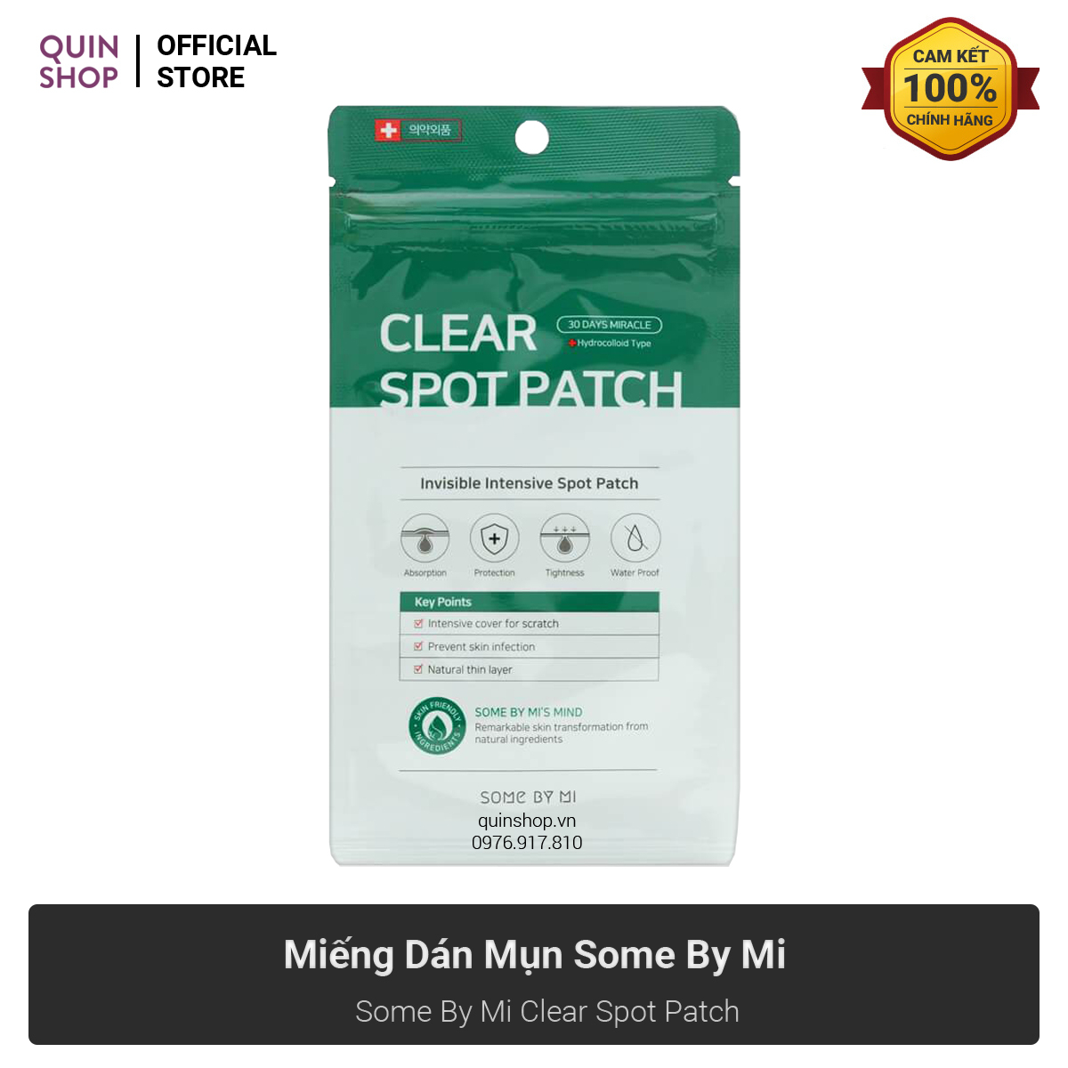 Miếng Dán Mụn Some By Mi Clear Spot Patch