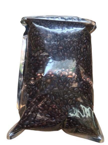 Hạt cà phê Robusta rang Mộc nguyên chất -1kg -Đắc lắc - gaohungnam.com