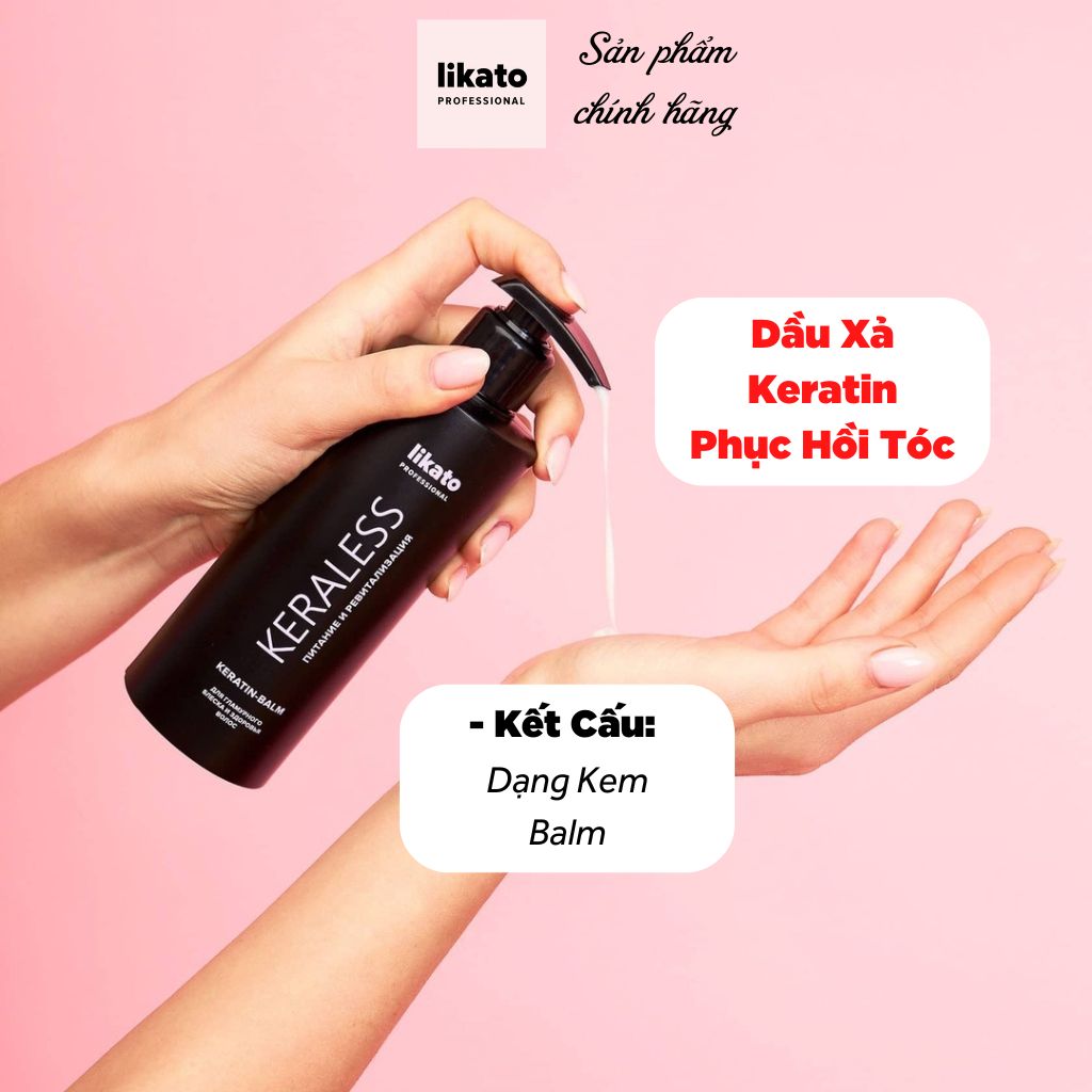 Xịt dưỡng tóc, keratin phục hồi tóc KERALESS LIKATO PROFESSIONAL 100ml