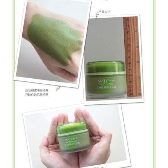 Mặt nạ trà xanh Matcha mud mask Laikou