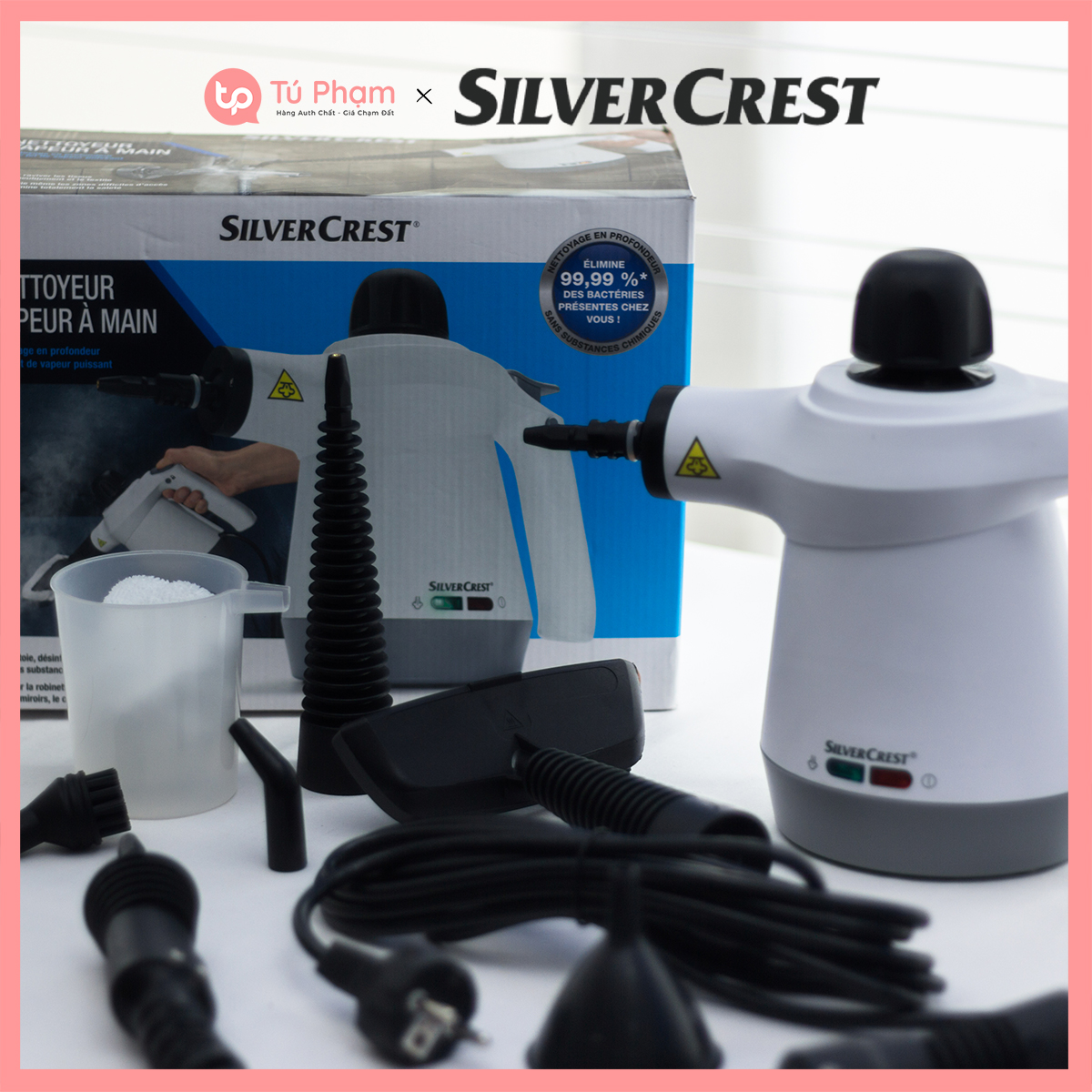 Máy Làm Sạch Bằng Hơi Nước Silvercrest