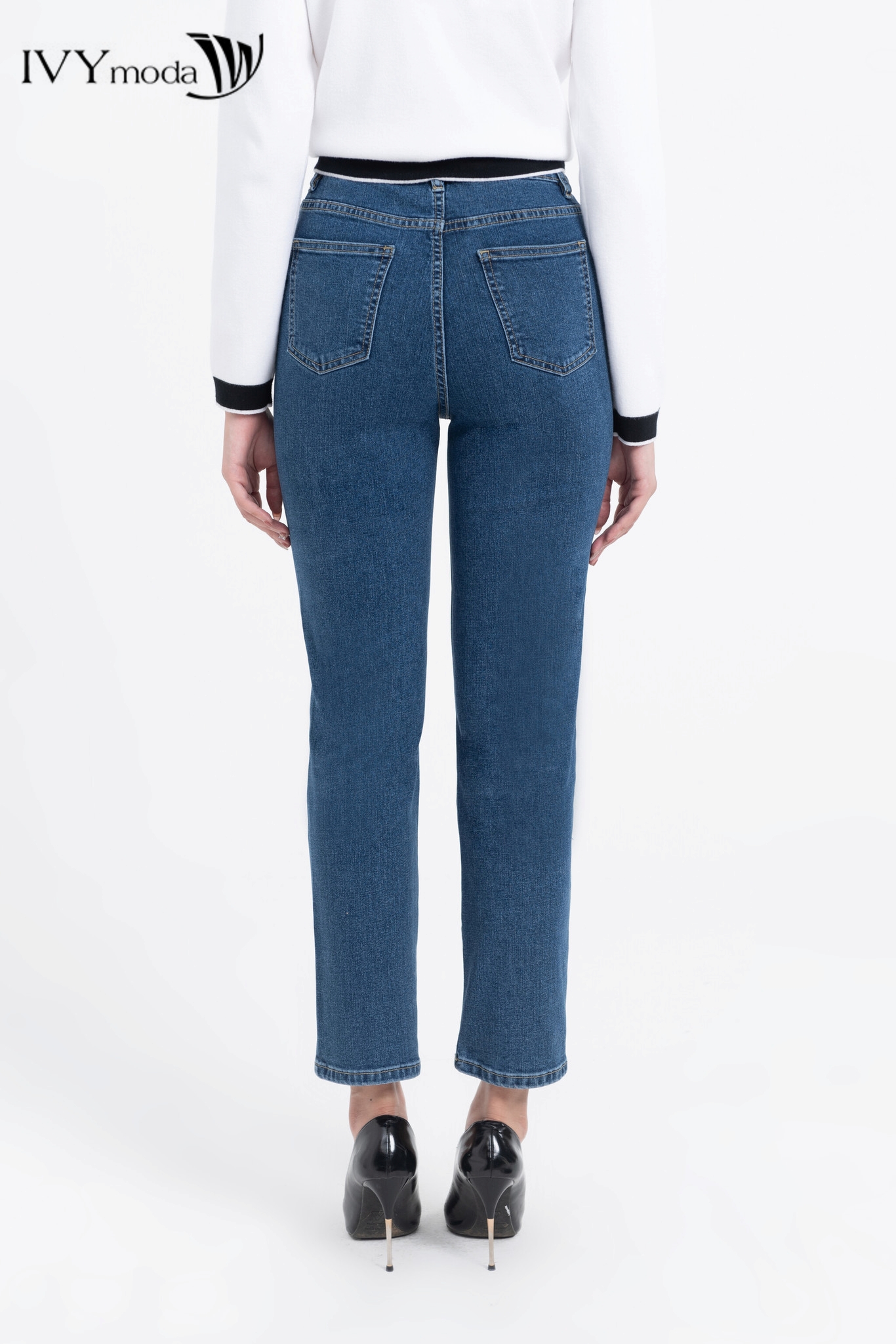 Quần jeans dáng skinny   IVY moda MS 25M7824