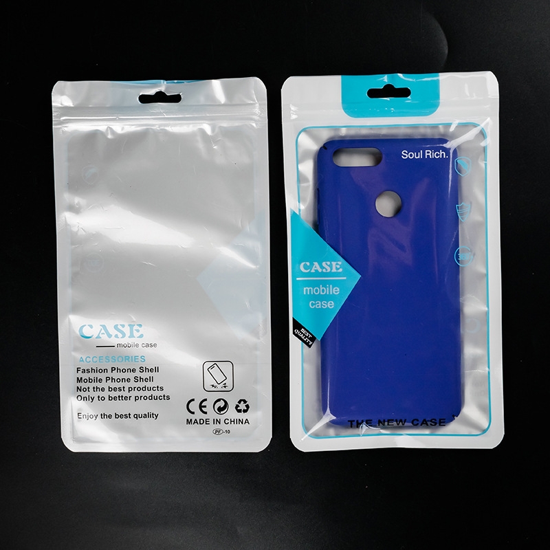 Túi zip đựng ốp điện thoại có 3 màu ( set 50/100 túi )