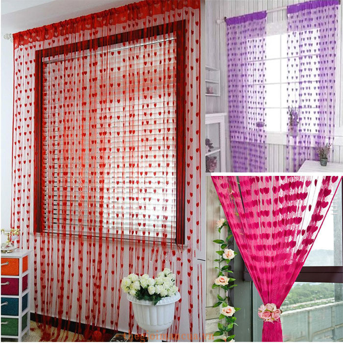 Rèm cửa trái tim