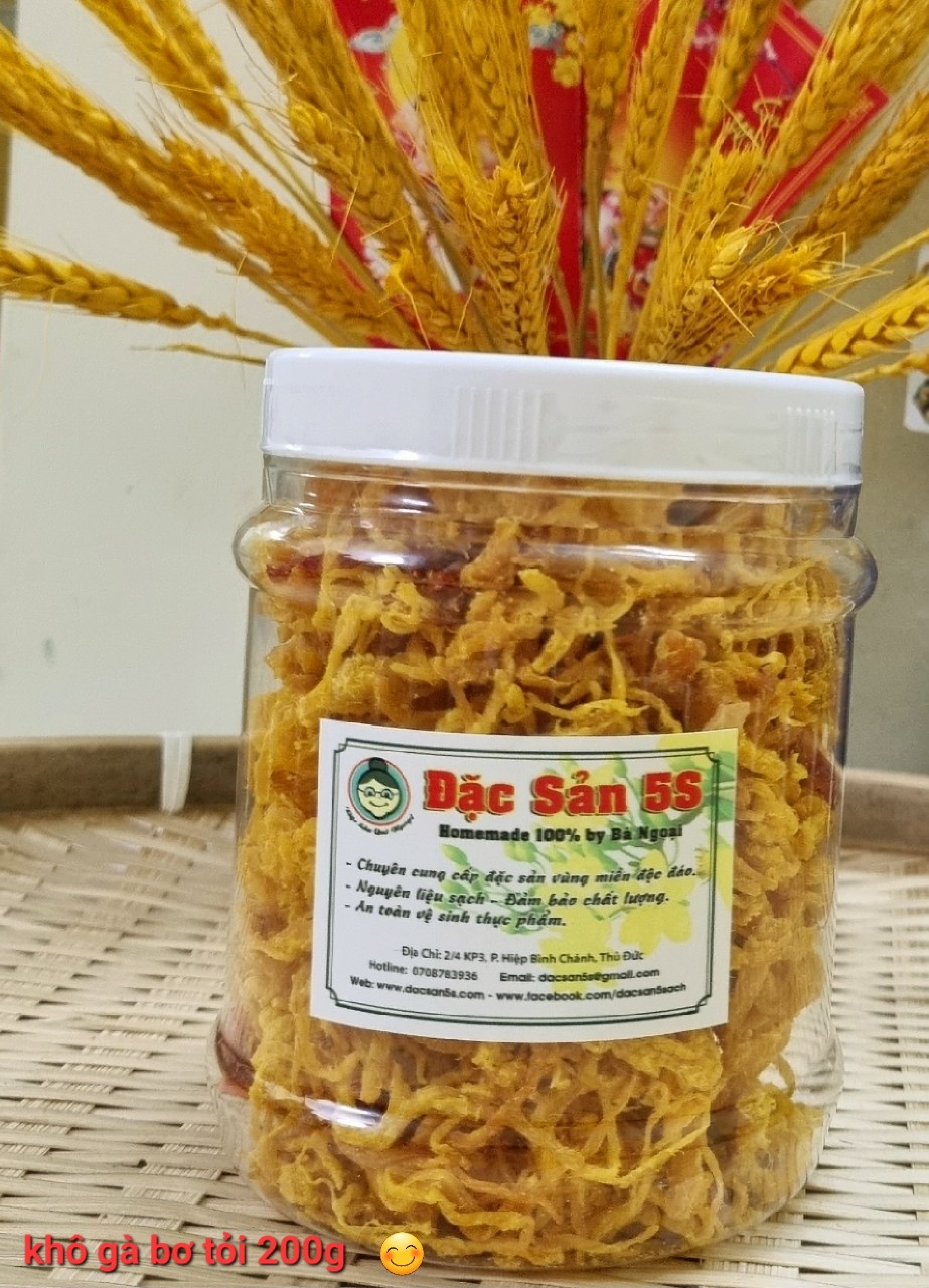 Khô gà bơ tỏi Đặc sản 5S