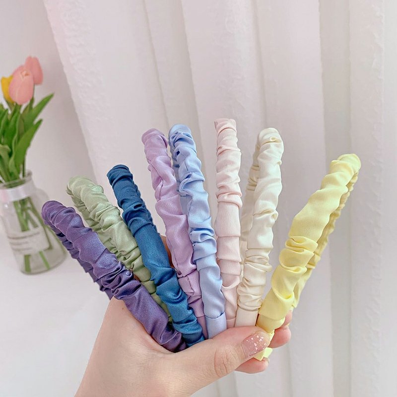 BỜM CÀI TÓC SATIN NHÚN