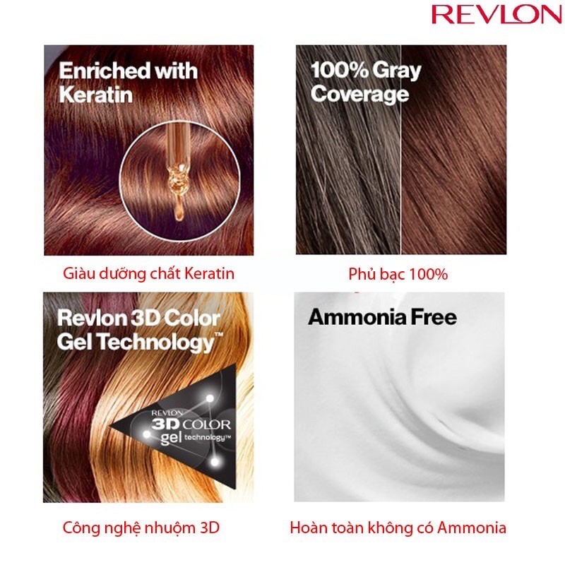 Kem nhuộm tóc thảo dược Revlon ColorSilk