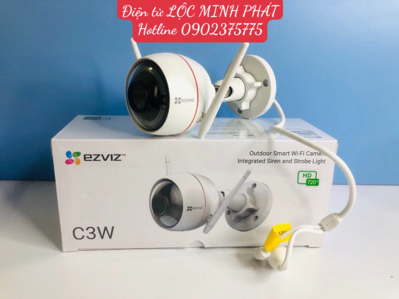 Camera Wifi Báo động Ezviz C3W 720P (CS-CV310-A0-3B1WFR) hàng chính hãng bảo hành 2 năm