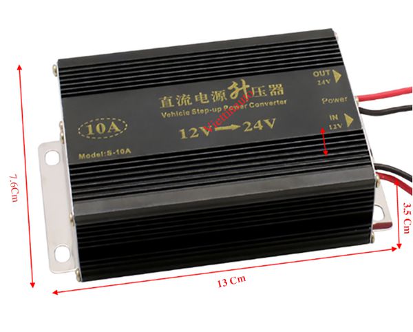 Bộ đổi nguồn DC 12V sang DC 24V - 10A