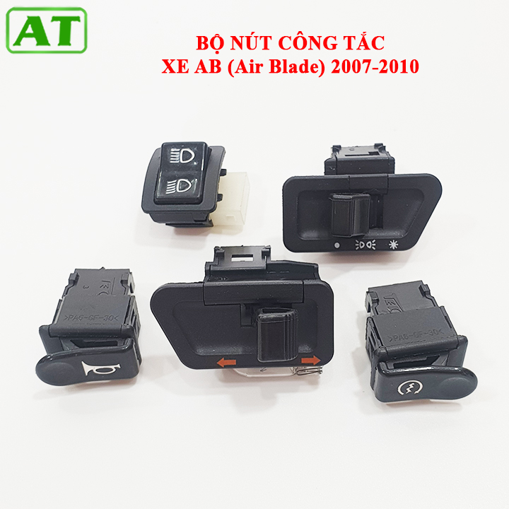 Bộ nút công tắc xe AB (Air Blade) cũ đời từ năm 2007 đến 2010