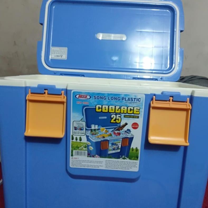 Thùng đá giữ nhiệt 25L giữ nhiệt 24 giờ