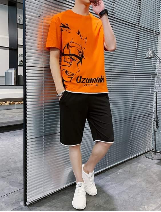 Sét đồ thể thao nam nhiều màu lựa chọn in Hình mặt GOKU