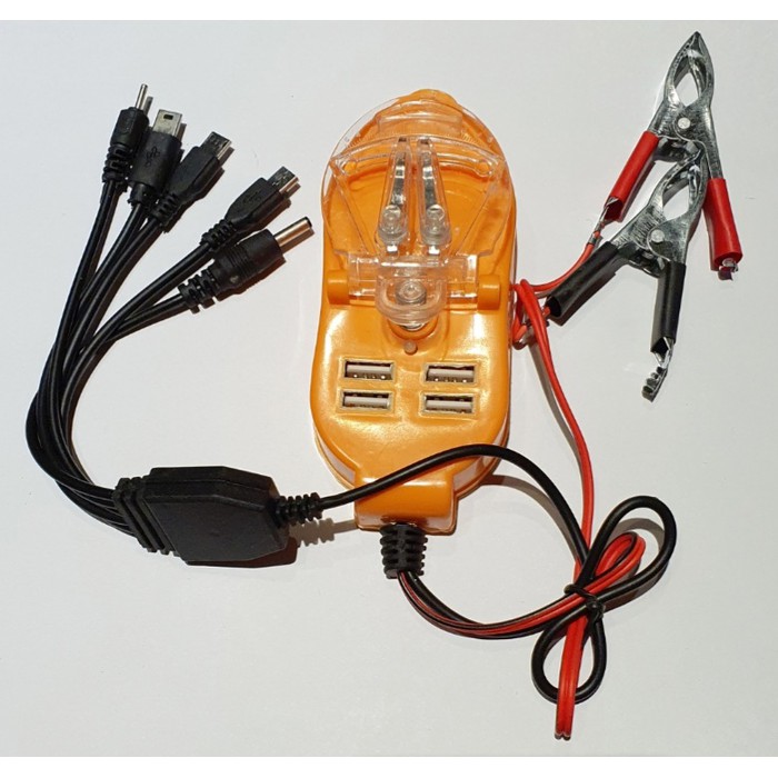 [HCM]Bộ sạc nhanh điện thoại DC 12V 9 in 1 - Sạc DC 12V 9 in 1