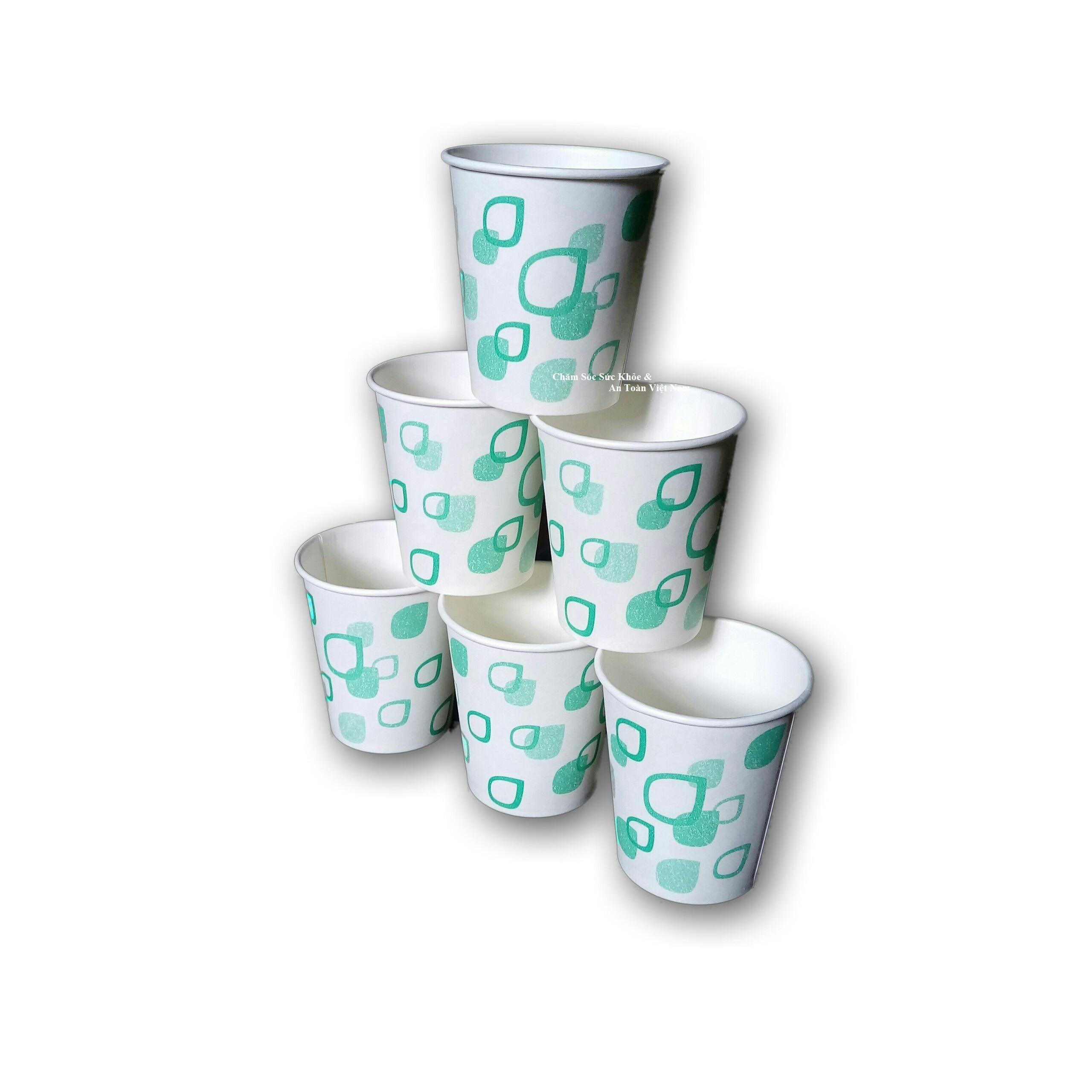 Combo 1000 Ly Giấy Hàn Quốc 5OZ (180ML) - ( Green )