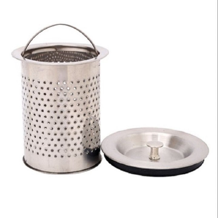 Dụng cụ lọc rác bồn rửa chén inox lồng sâu