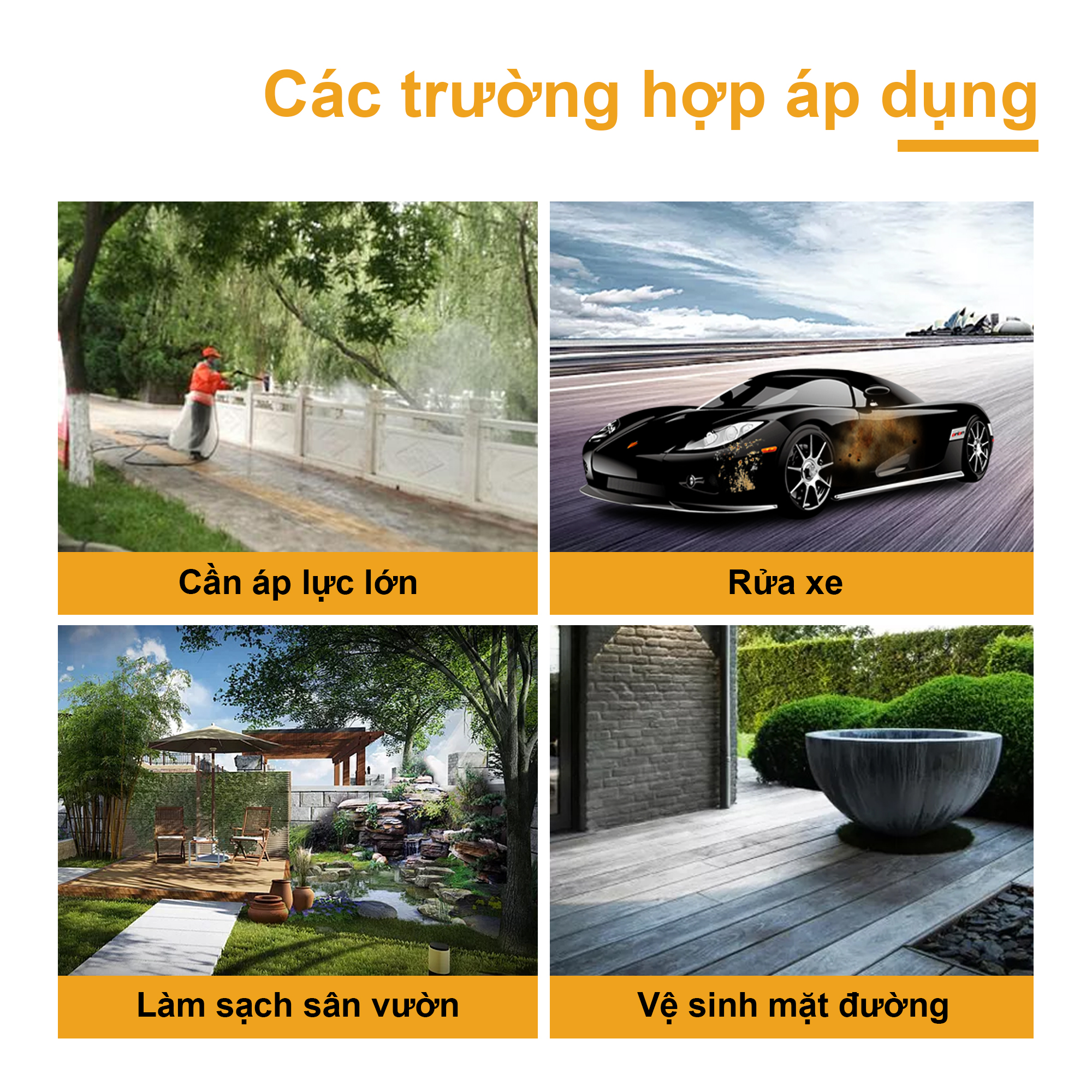 Máy rửa xe 1400W INGCO HPWR14008