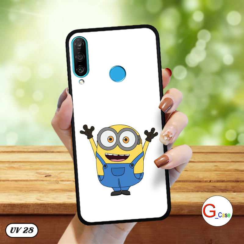 Ốp Huawei Nova 4E lưng nhám -ngộ nghĩnh