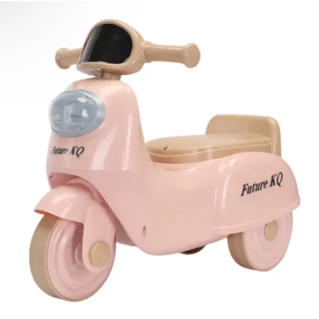 [HCM]Xe Chòi Vespa Ba Bánh Cho Bé 1-6 Tuổi Có Nhạc Dèn, Xe Thiết Kế Theo Kiểu Xe Điện. Xe Đẹp Dễ Chòi