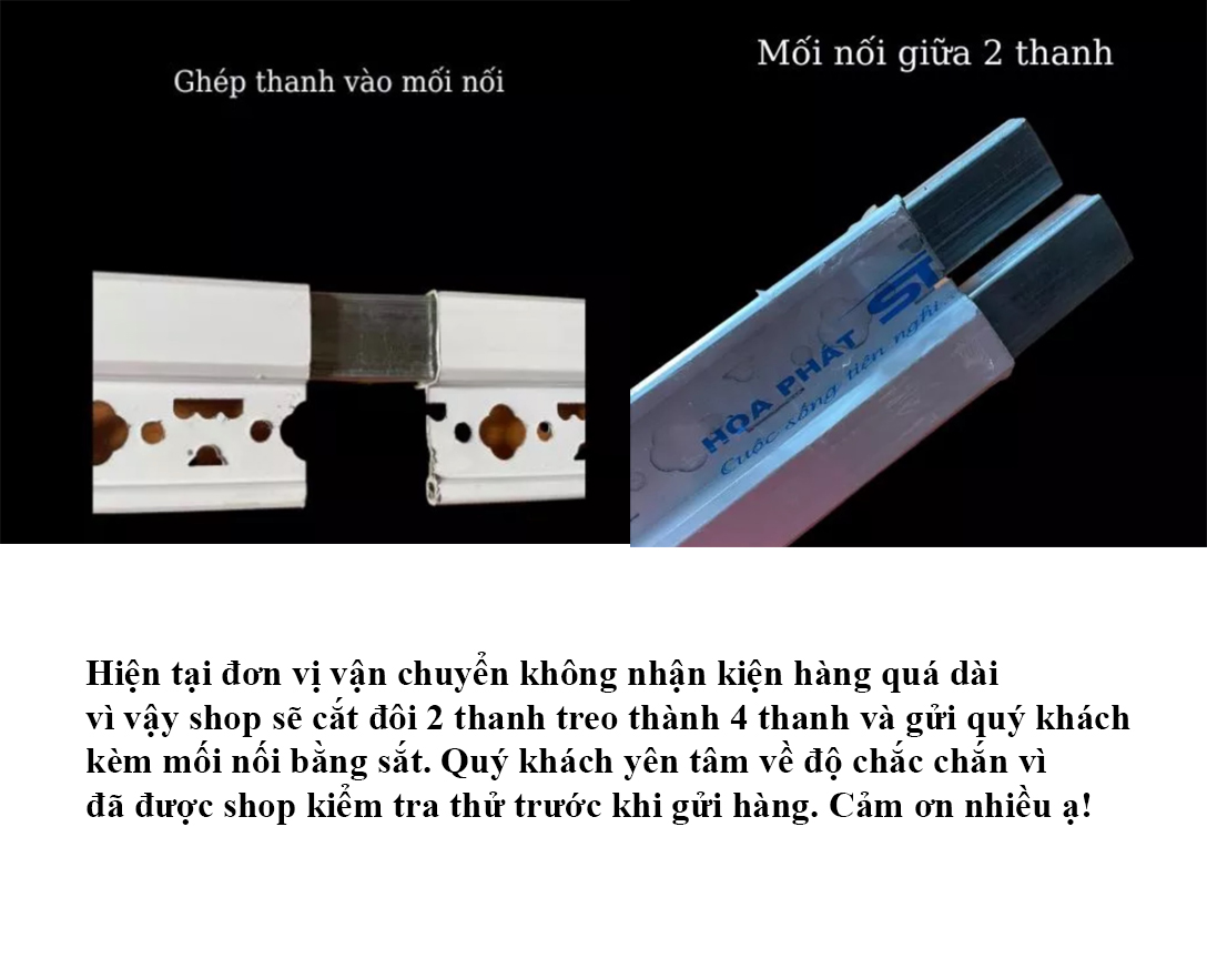 Bộ giàn phơi đồ thông minh, đủ bộ có thanh