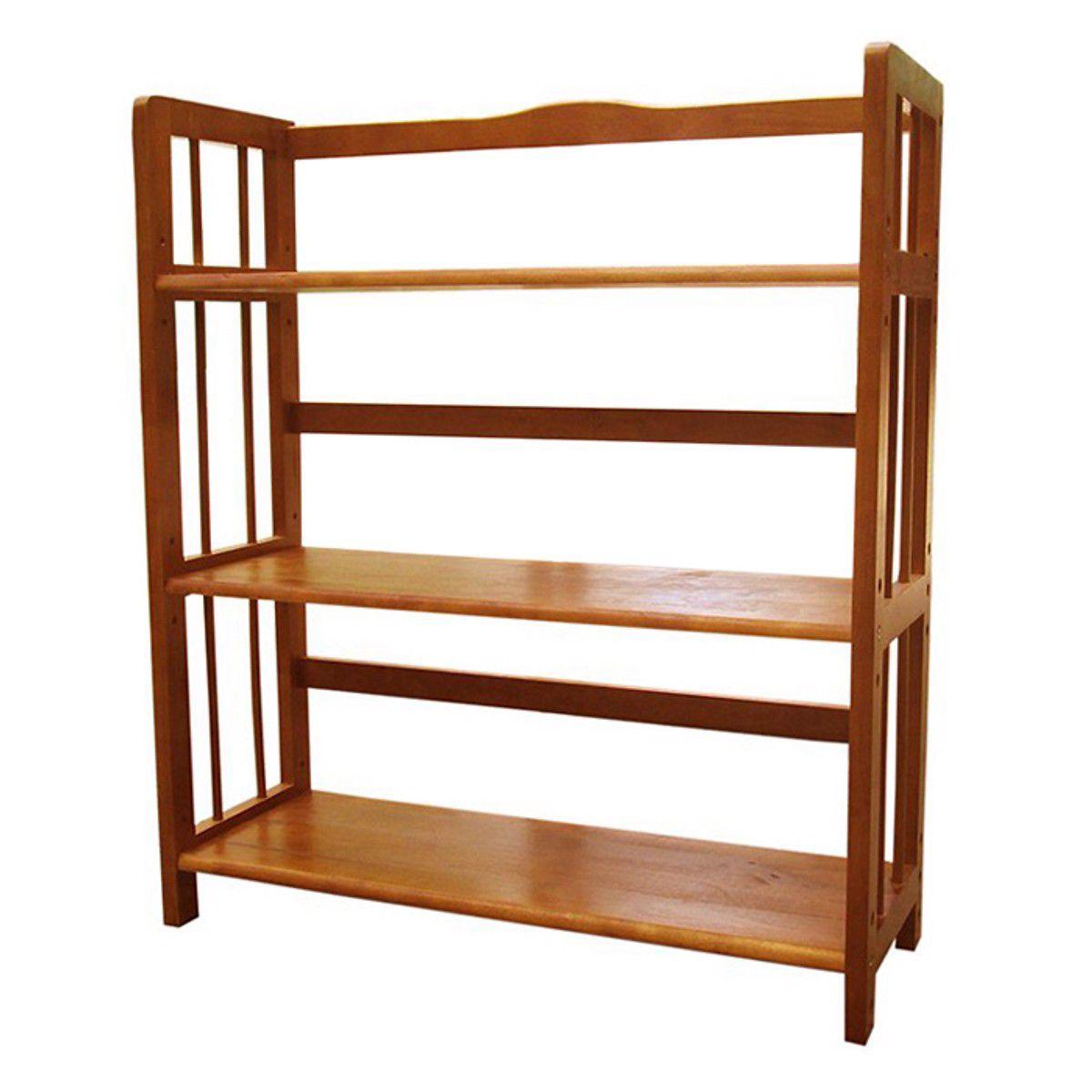 Kệ Sách Gỗ Cao Su 3 Tầng Dài 1M