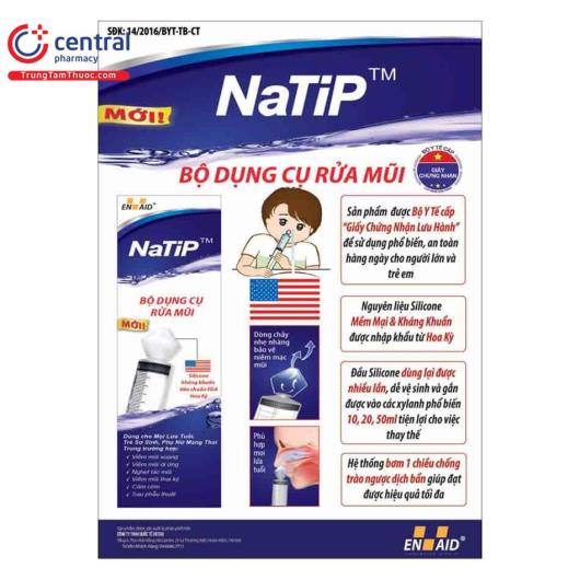 NATIP DỤNG CỤ RỬA MŨI COMBO 10 BỘ