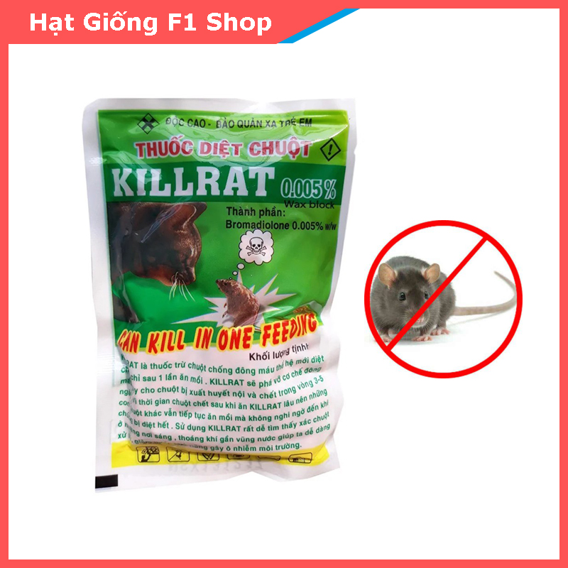 Thuốc Diệt Chuột Killrat Bả Diệt Trừ Chuột Dạng Cốm Hiệu Quả