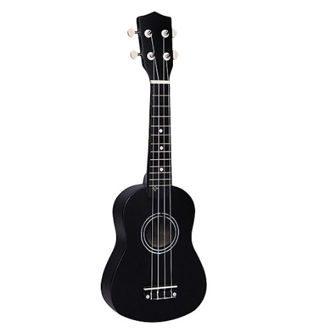 Đàn Ukulele Soprano Màu Trơn WOIM 33A15-De - Đen