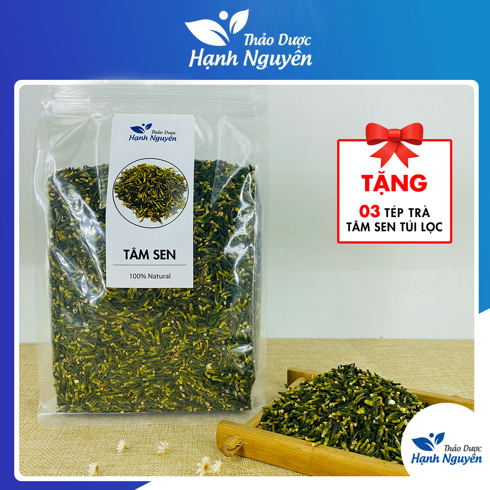 Tâm sen khô 500g (Trà tim sen hỗ trợ mất ngủ hàng sao thơm không vụn) - Thảo Dược Hạnh Nguyên