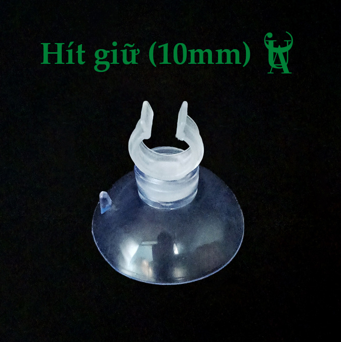 Hít kính bể cá giữ ống oxy, ống nước | Nút hít kính