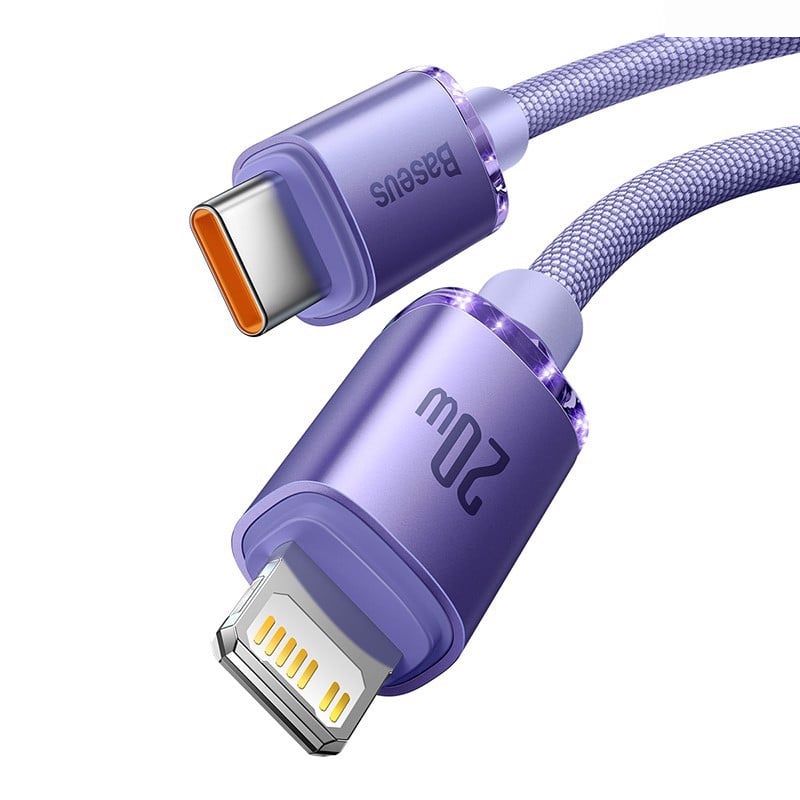 Cáp sạc nhanh Baseus Crystal Shine Series Fast Charging Data Cable Type-C to iPhone Series 20W