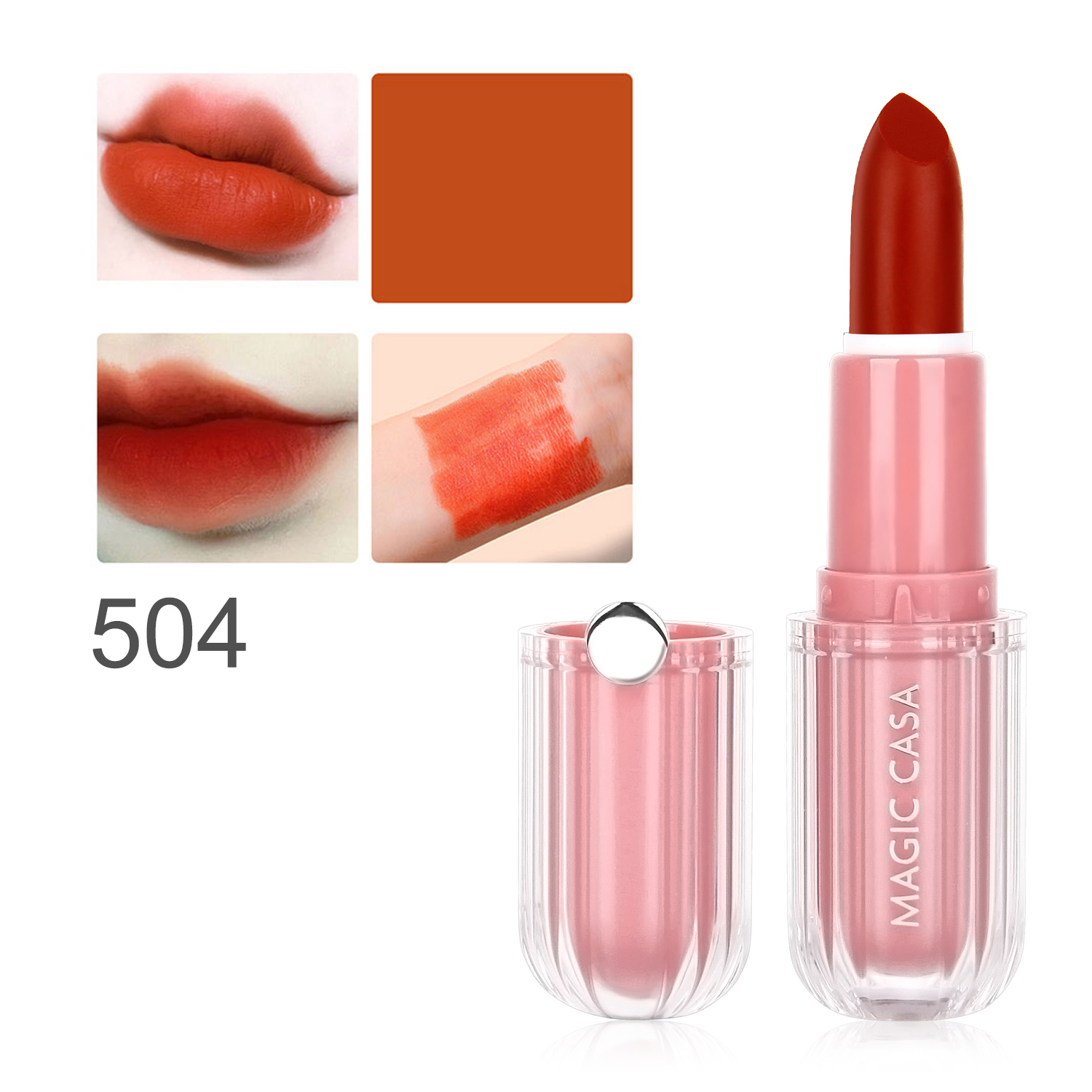 [HCM]Son Thỏi Mềm Mượt Bền Màu (Màu #04 Đỏ Cam)
