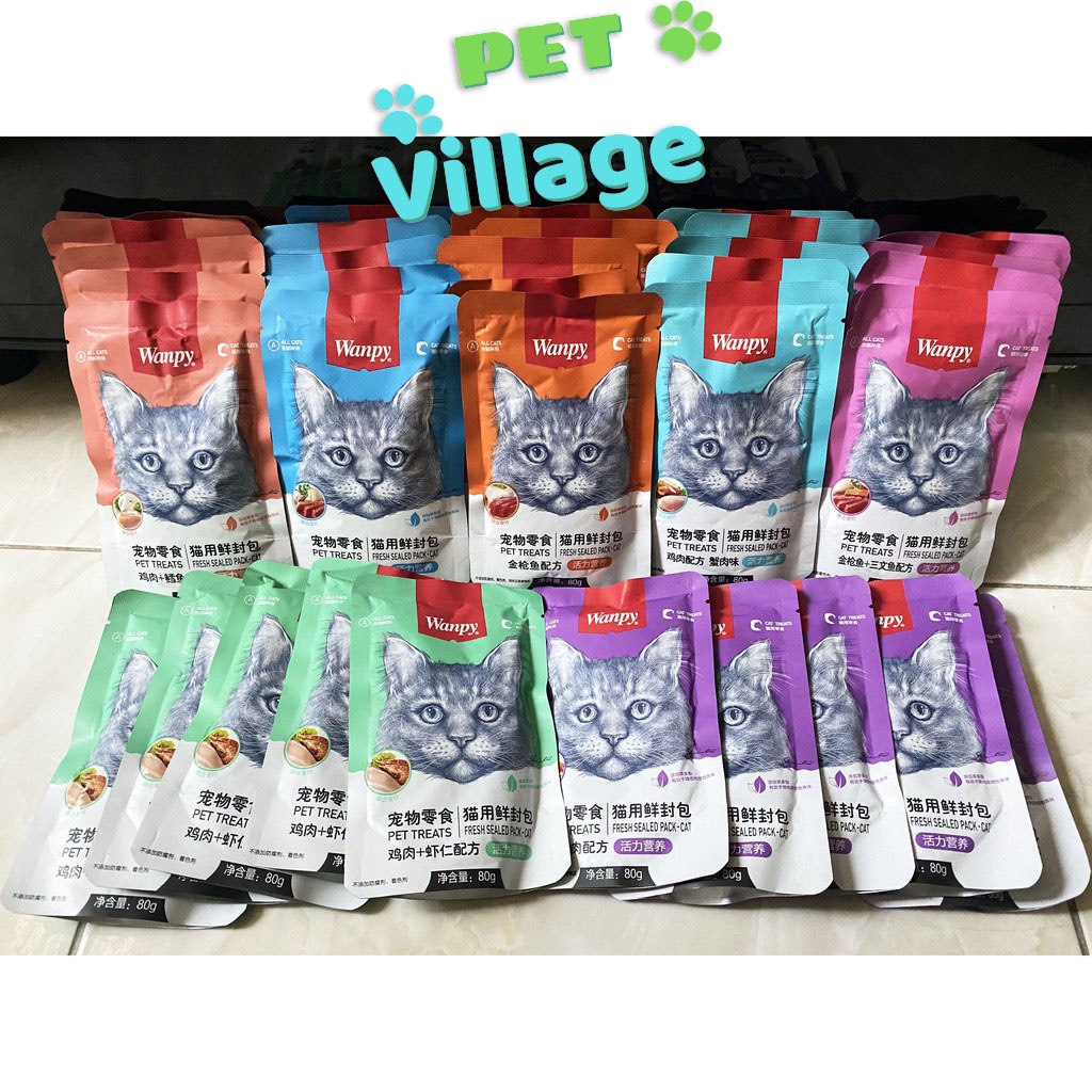 Pate wanpy cho mèo, sỉ từ 1000