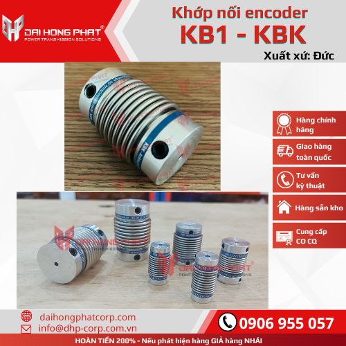 Khớp nối lò xo, khớp nối encoder kb1. hình thật, sẵn kho
