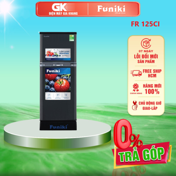 Tủ lạnh Funiki FR 125CI - FR 125CI.1 120 lít - Miễn phí vận chuyển HCM - GIAO TOÀN QUỐC - FREESHIP HCM