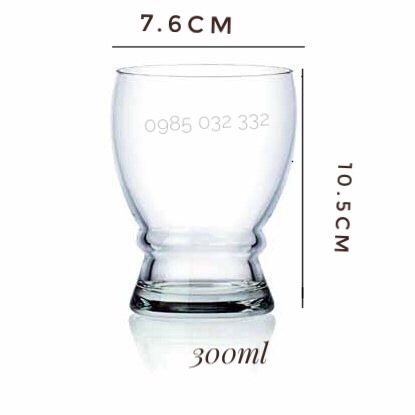 Ly thủy tinh ocean 300ml Hansa B07711