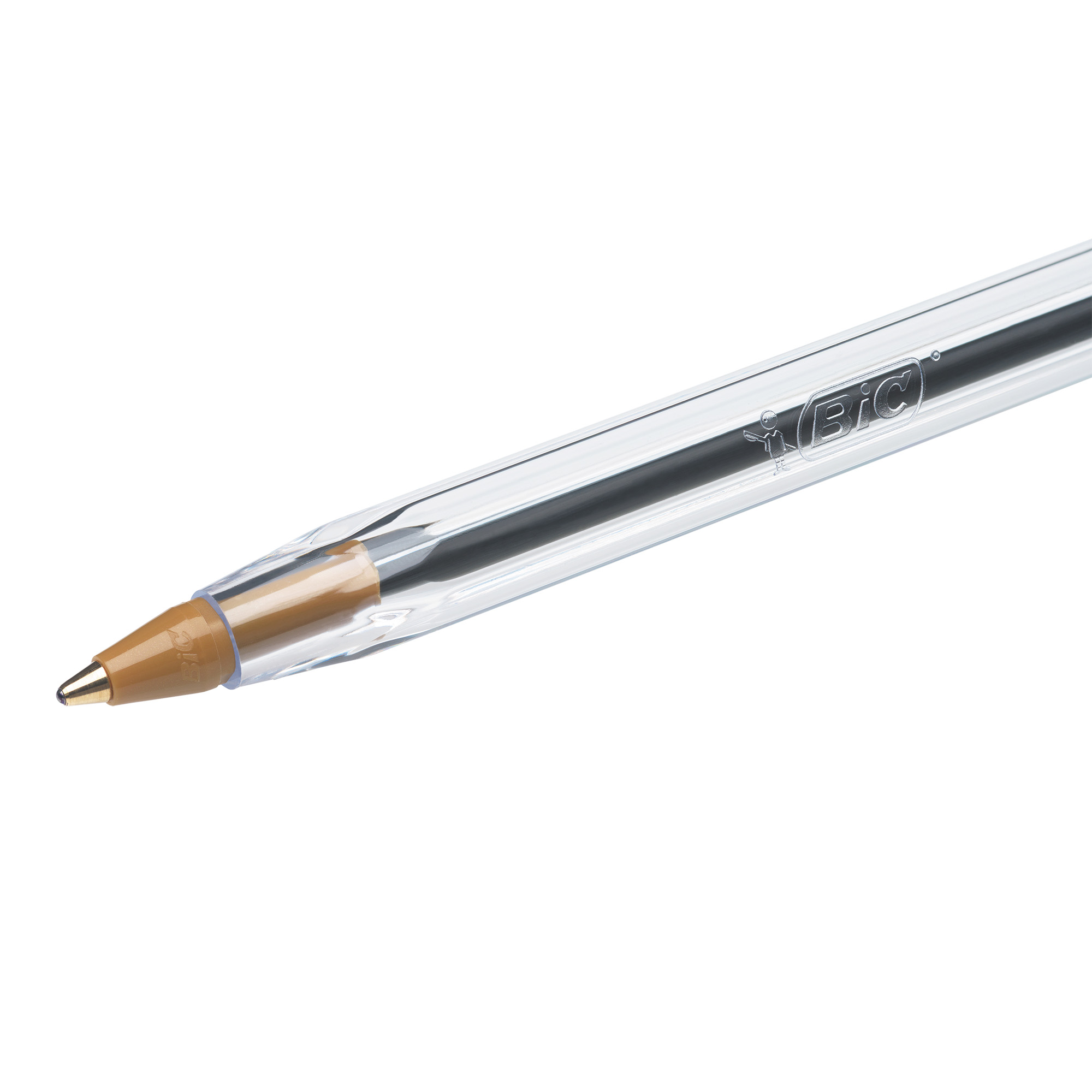 [HCM]COMBO 4 BÚT BI BIC ĐEN PEN TAPPING THÂN TRONG CRISTAL