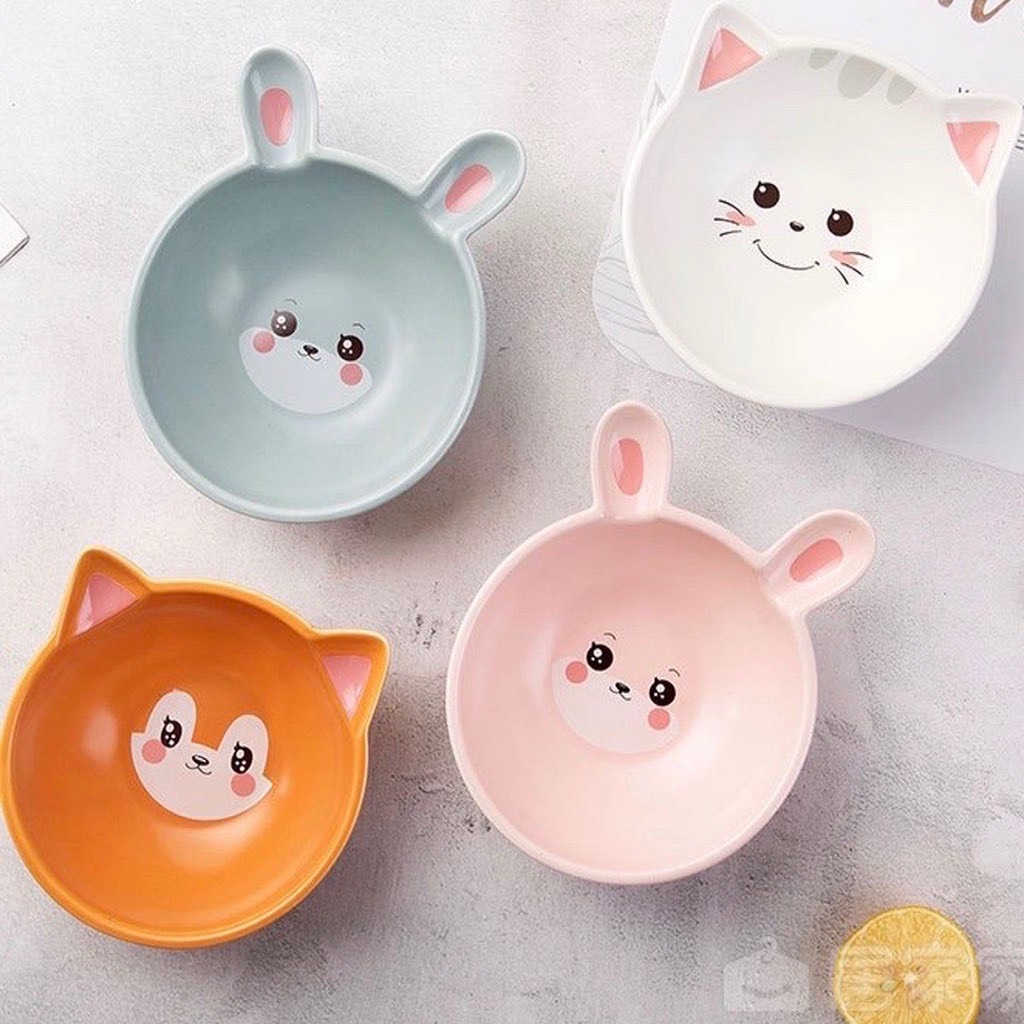 Bát ăn dặm, chén ăn dặm sứ lì cho bé ăn dặm ml
