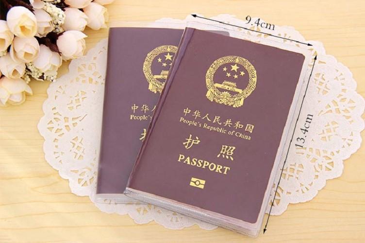 Combo 2 Vỏ Bọc Hồ Chiếu, Bao Passport Trong Suốt