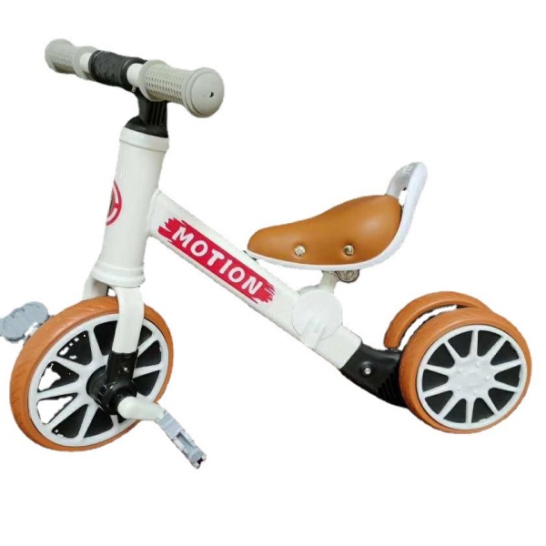 Mua Xe chòi chân thăng bằng cho bé MOTION, có bàn đạp 2in1 khung thép yên da-Xe chòi chân motion cho bé 3 bánh,chịu lực 30kg
