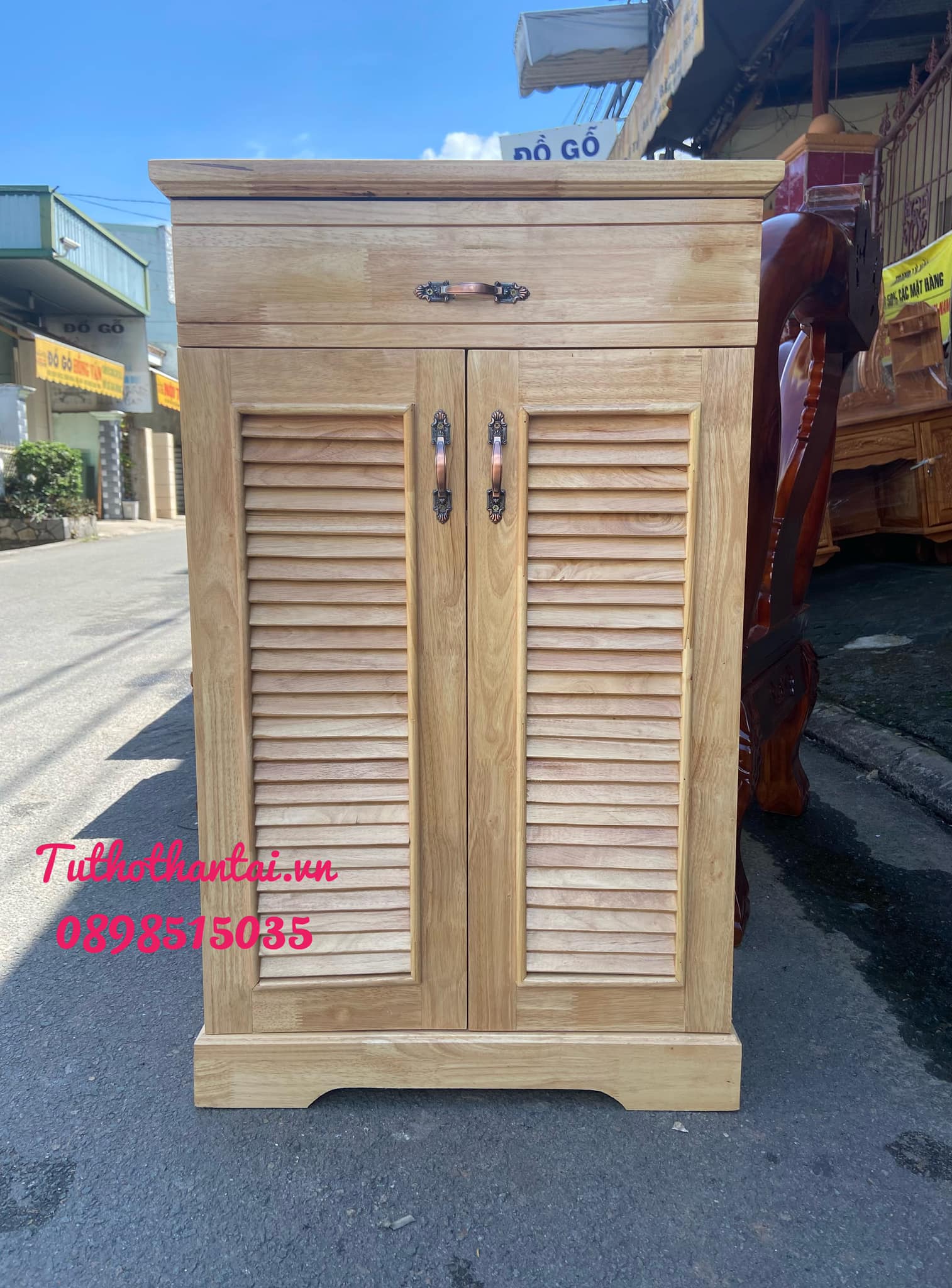 Tủ Giày Dép gỗ Cao Su