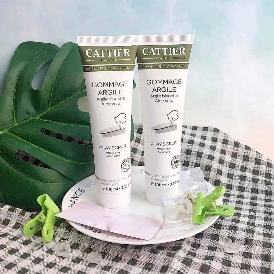 Clay Scrub Cattier - Tẩy Tế Bào Chết Đất Sét (Màu Xám) 100ml