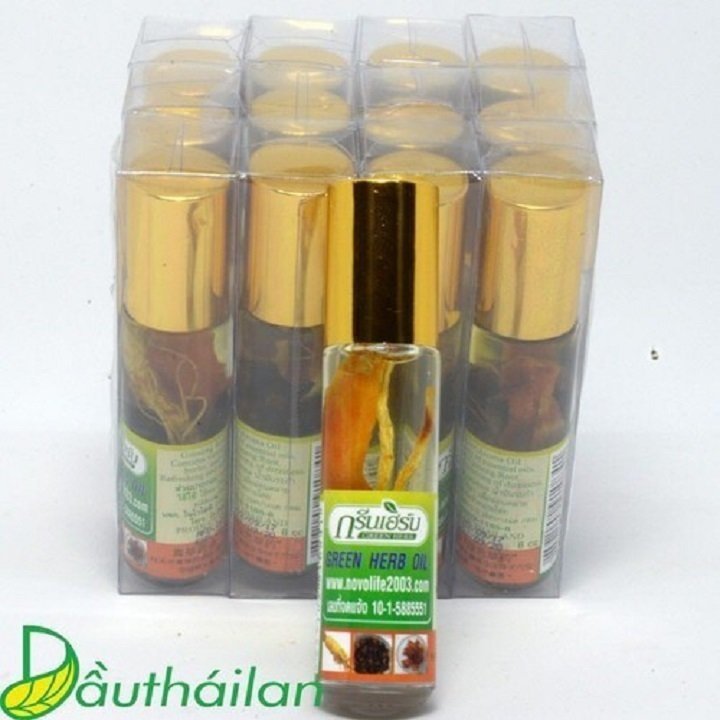 [Freeship] Combo 3 Chai Dầu Gió Nhân Sâm Thái Lan