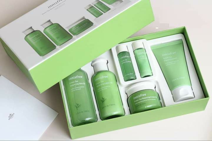 [FreeshipMAX] Sét 6 mon dưỡng da trà xanh innisfree