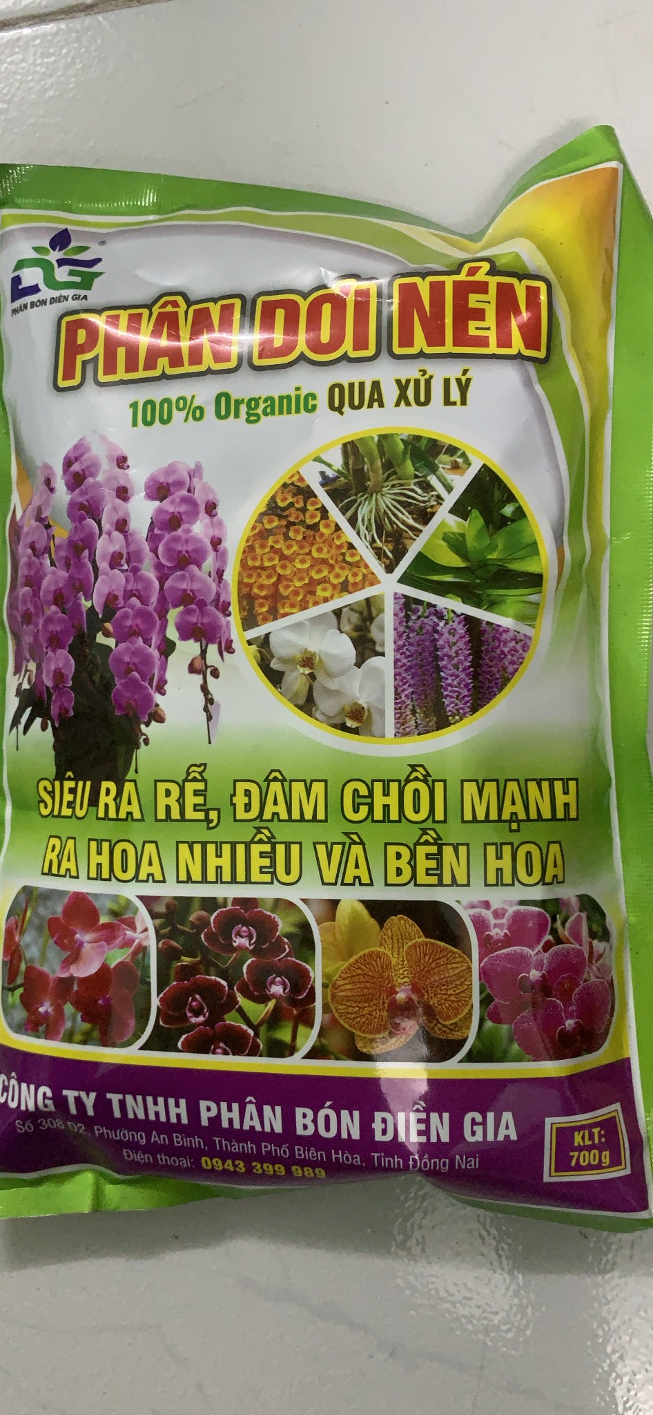 Phân dơi viên nén DG gói 700gr
