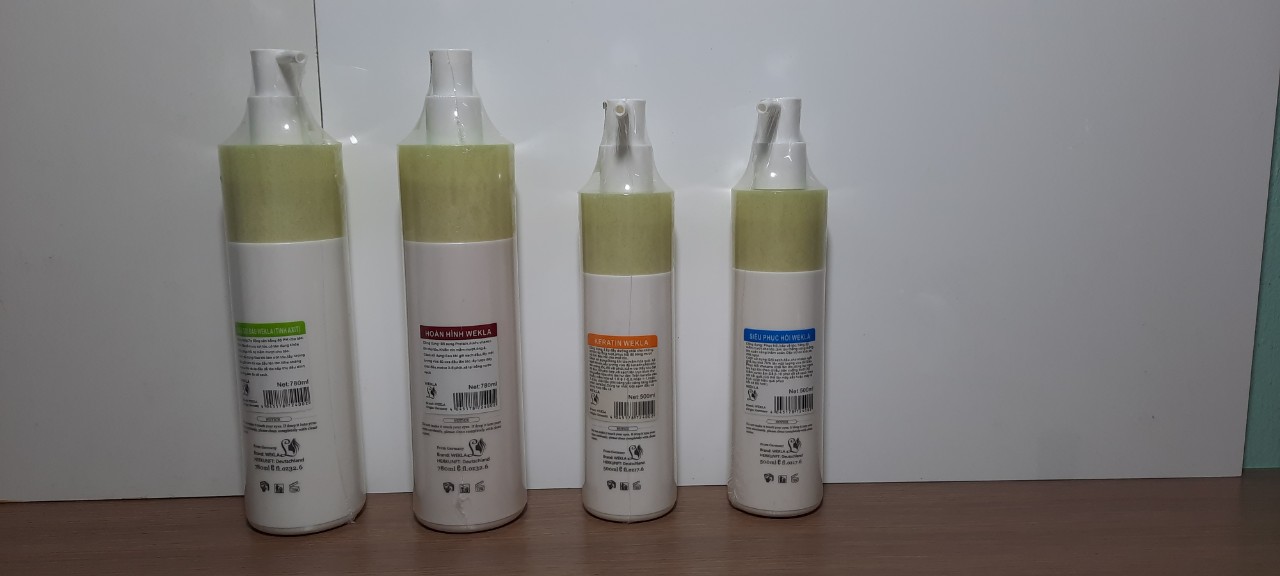 Bộ dầu gội xả hấp siêu phục hồi Wekla