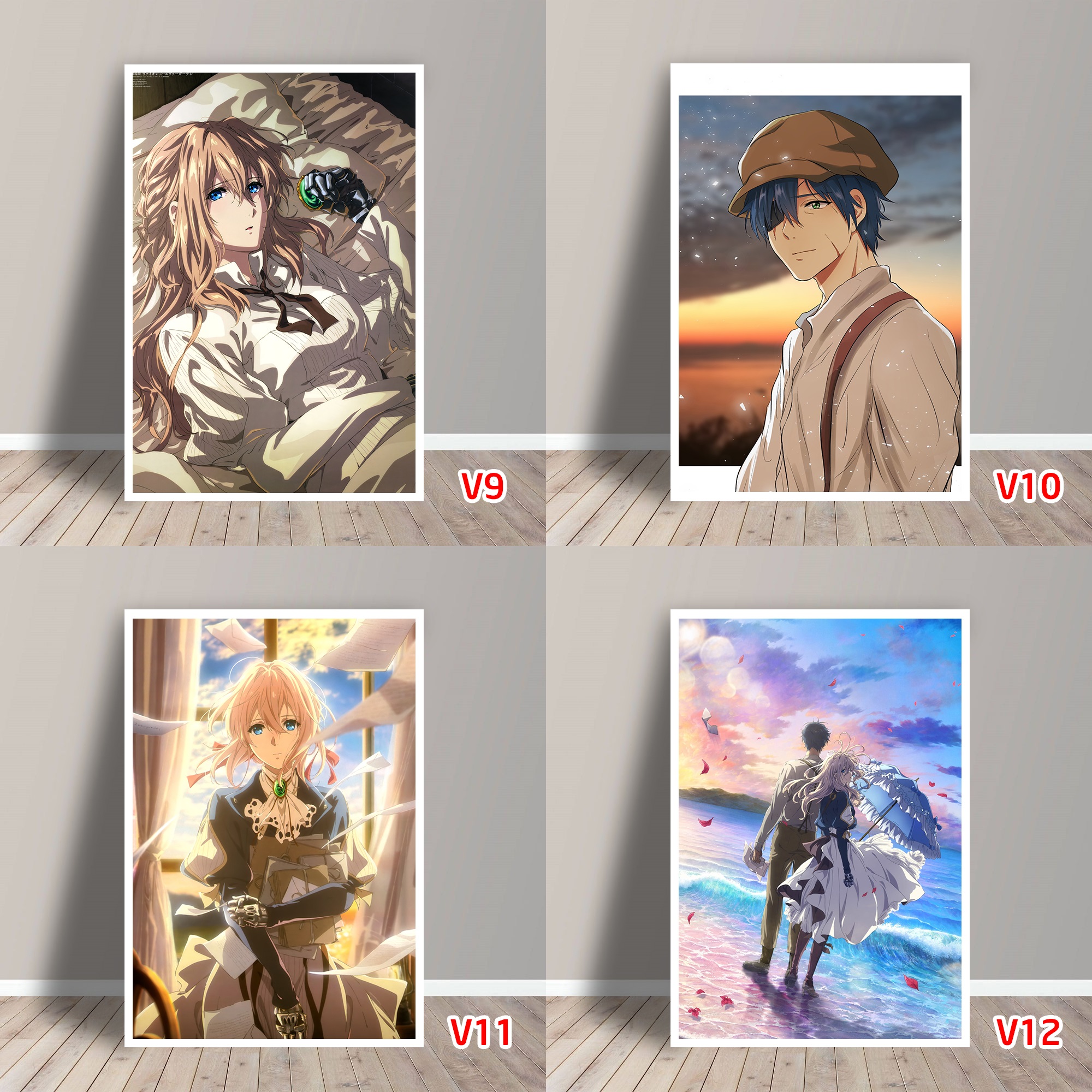 Tấm Postcard Cao Cấp Anime Violet Evergarden (21cm x 15cm)