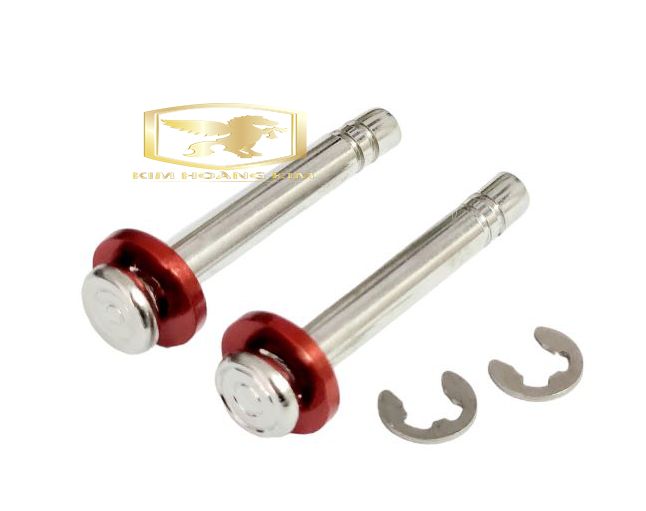 Cặp Chốt gác chân Honda VÀ YAMAHA tặng kèm lông đền Đỏ ốc Salaya 6li 8LI hàng chất lượng Inox