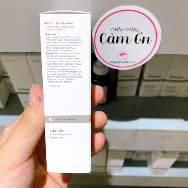 [HCM]Tinh Chất The Ordinary Retinol 0.5% In Squalane ( 30mL )